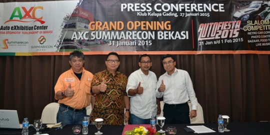 Grand opening AXC (Auto eXhibition Center) Summarecon Bekasi