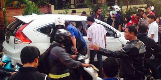 Bak film, tim Buser Polresta Depok tembaki pencuri di mobil CRV