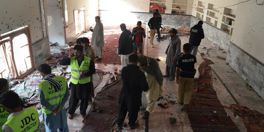 Serangan bom hantam masjid di Pakistan, 20 jemaah salat Jumat tewas