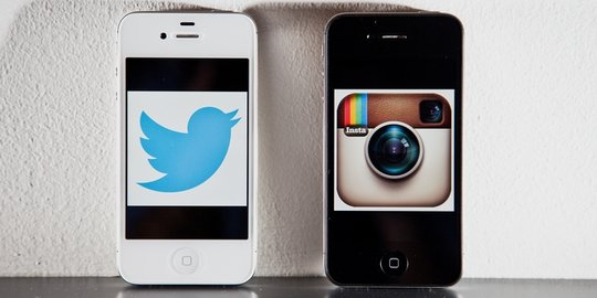 Adu popularitas, kini Instagram asapi Twitter