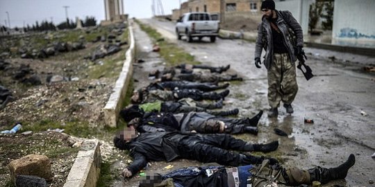 Puluhan ekstrimis ISIS dan seorang warga sipil tewas di Suriah
