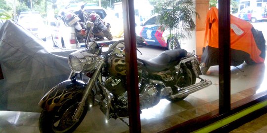 3 Motor Harley Davidson 'bodong' diamankan di Ditlantas Polda Metro