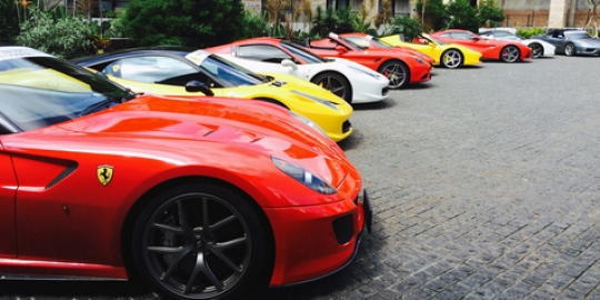 Komunitas Ferrari Jatim guyub di Malang