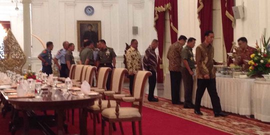 Para Jenderal TNI diundang Jokowi makan siang di Istana