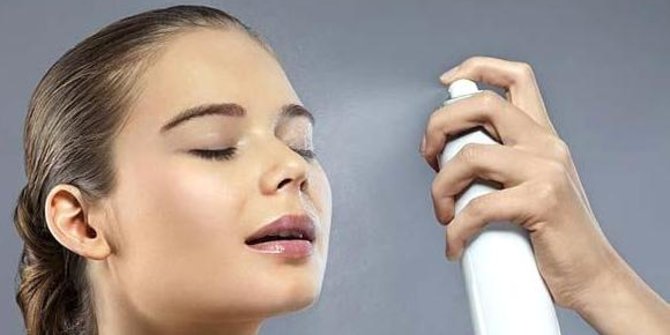 Image result for menggunakan setting spray