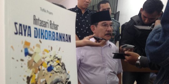 Antasari Azhar luncurkan buku berjudul 'Saya Dikorbankan'