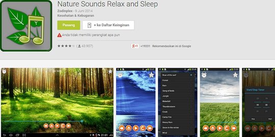 relax and sleep