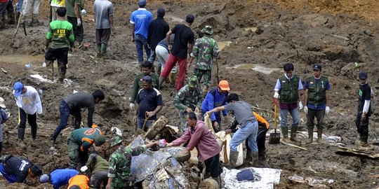 Satu jasad korban longsor Jemblung kembali ditemukan