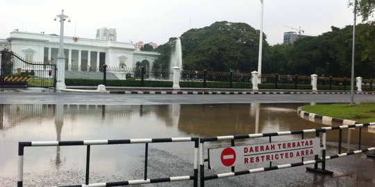 Ahok suudzon, curiga Istana kebanjiran karena sabotase