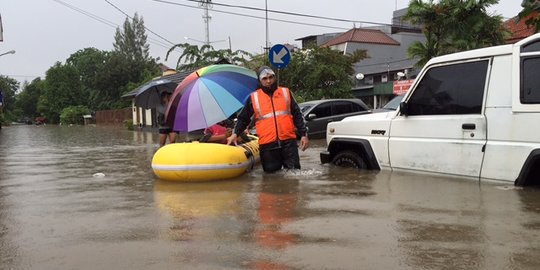 Jakarta banjir, Menteri Puan minta segera lakukan perbaikan drainase