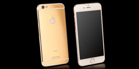 iPhone 6 berlapis emas buatan Goldgenie ini dibanderol Rp 143 jutaan