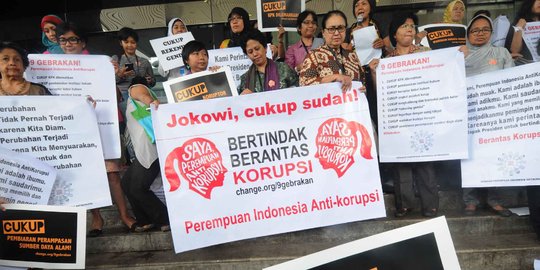 Dukung KPK, aktivis perempuan desak Jokowi ikut berantas korupsi