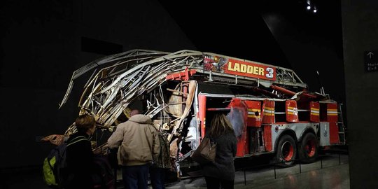 Mengenang kelamnya tragedi penyerangan Gedung WTC di Museum 9/11