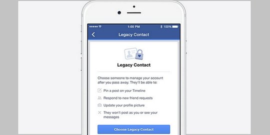 Sebelum ditinggal mati, akun Facebook kini bisa diwariskan