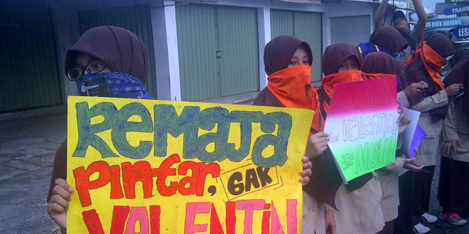 Bertentangan dengan budaya Bekasi,pelajar dilarang rayakan valentine