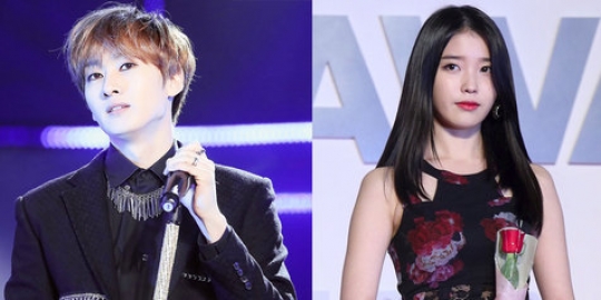 Ups! Eunhyuk masih salah tingkah saat nama IU disebut