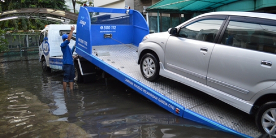 Banjir Jakarta, Garda Oto evakuasi lebih 120 mobil