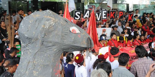 Antusias rakyat berbondong dukung KPK dan tolak pencalonan BG