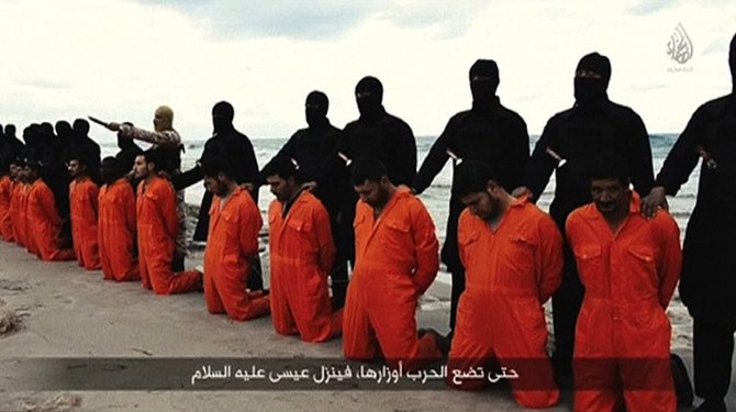 isis bantai 21 umat kristen koptik di libya