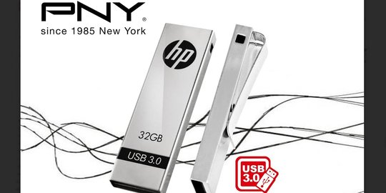 PNY luncurkan HP x710w, flash drive USB 3.0 berdesain klip