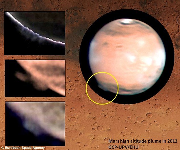 awan misterius planet mars