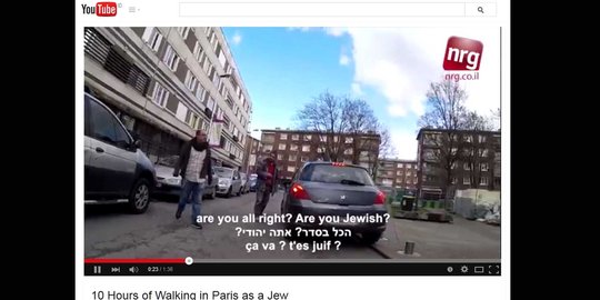 Video ini perlihatkan kebencian warga Prancis terhadap Yahudi