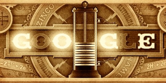 Google peringati Alessandro Volta, penemu cikal bakal baterai modern