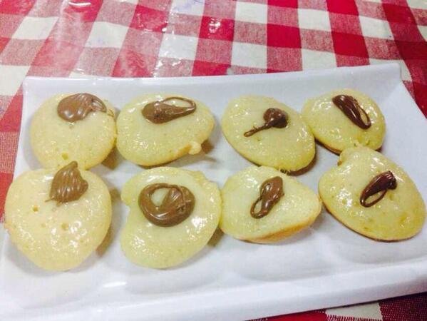 kreasi kue dengan nutella