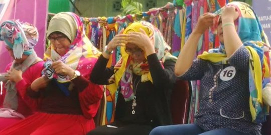 Imlek, muslim Tionghoa gelar 'Seribu Jilbab' di Masjid Cheng Ho