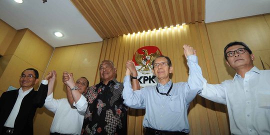 Wajah baru KPK di bawah pimpinan Taufiequrachman Ruki