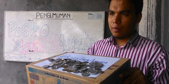 Kecam Abbott, mahasiswa Aceh dirikan posko koin untuk Australia