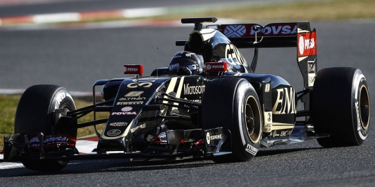 Grosjean tercepat di uji coba Formula 1 Catalunya I