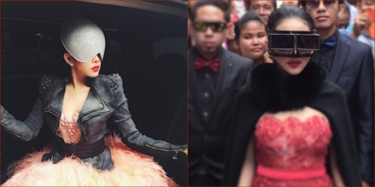 Makin heboh, Syahrini siap saingi Lady Gaga