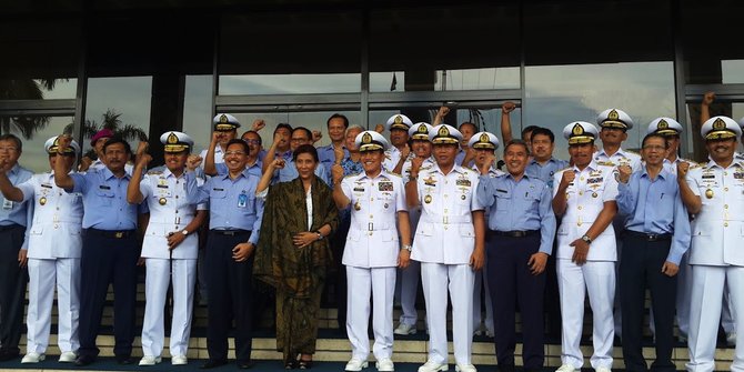 Menteri Susi minta bantuan TNI AL kejar kapal asing