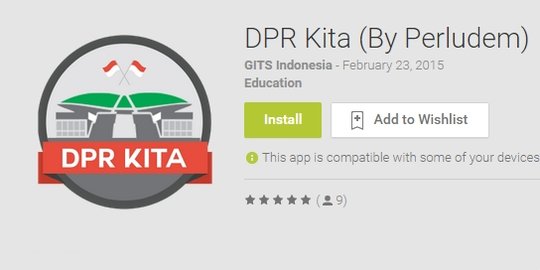 Aplikasi DPR KITA hadir untuk pantau kerja DPR