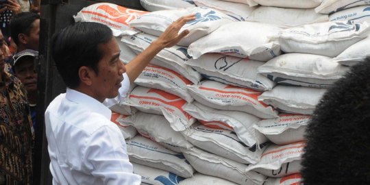 Jaga stabilitas harga beras, Jokowi salurkan 300 ribu ton raskin