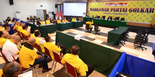 Sidang putusan Mahkamah Partai Golkar ditunda pekan depan