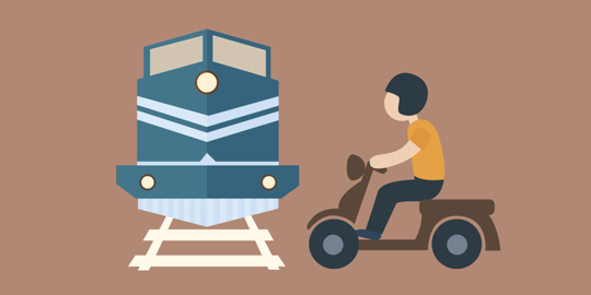 Diteriaki tak dengar, Cakra tewas ditabrak kereta di Batuceper