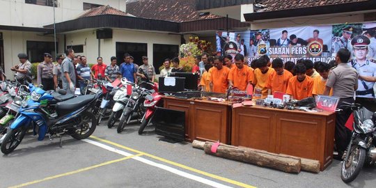 Patroli 14 hari, Polres Kediri bekuk 63 pelaku kejahatan