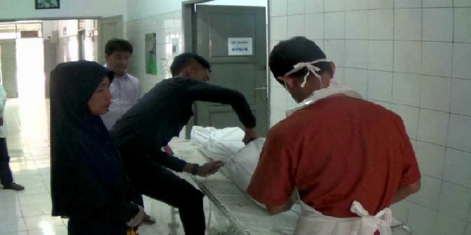 jenazah pelaku begal motor