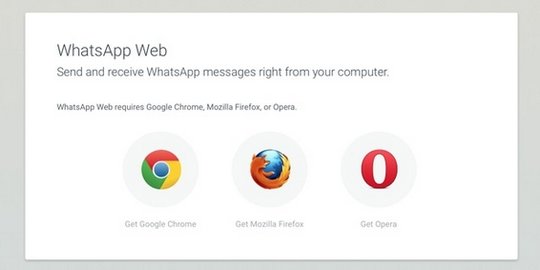 WhatsApp untuk web akhirnya tersedia di Mozilla dan Opera