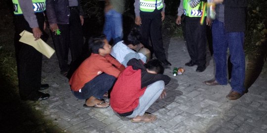 Operasi begal, polisi gerebek puluhan ABG sedang pesta miras