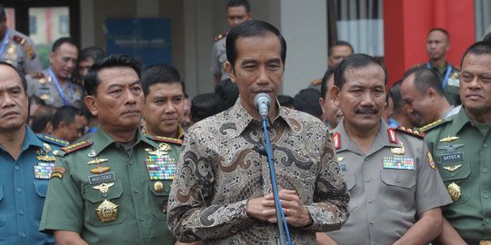 Presiden Jokowi hadiri Rapim TNI-Polri 2015