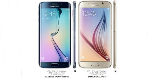 ini 6 pembeda samsung galaxy s6 dengan s6 edge
