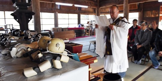Rusak, robot anjing di Jepang dimakamkan secara mewah