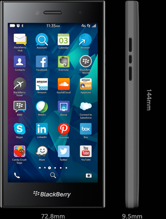 BlackBerry luncurkan 'Leap', smartphone 5 inci yang tak BlackBerry luncurkan 'Leap', smartphone 5 inci yang tak