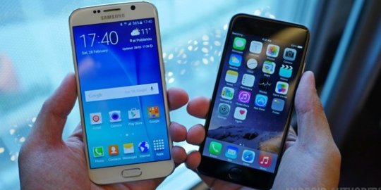 Samsung Galaxy S6 vs iPhone 6, adu ketahanan baterai