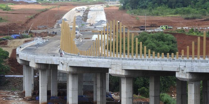 Menengok pembangunan jembatan penghubung Cinere-Pondok Cabe