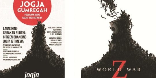 Ini penjelasan panitia poster Jogja Gumregah mirip film World War Z