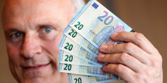 Jerman kenalkan desain baru pecahan uang 20 euro